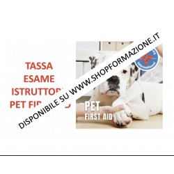 Tassa Esame Istruttore PET FIRST AID